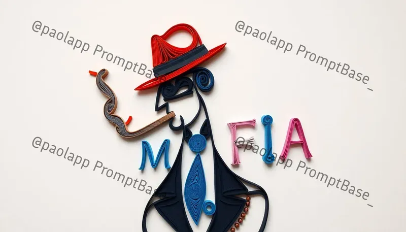 Vibrant Abstract Quilling Art