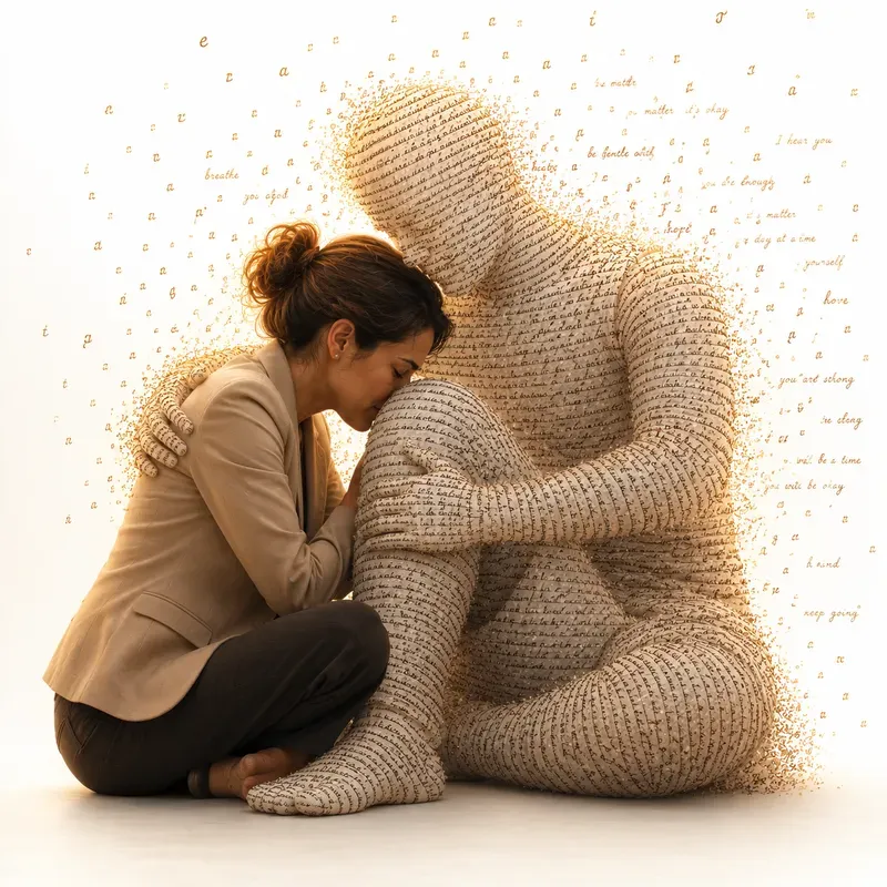 Hugging Words Art