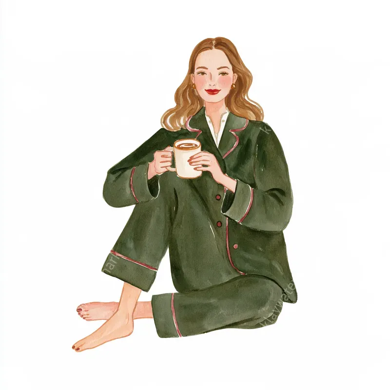 Christmas Pajama Party Watercolors