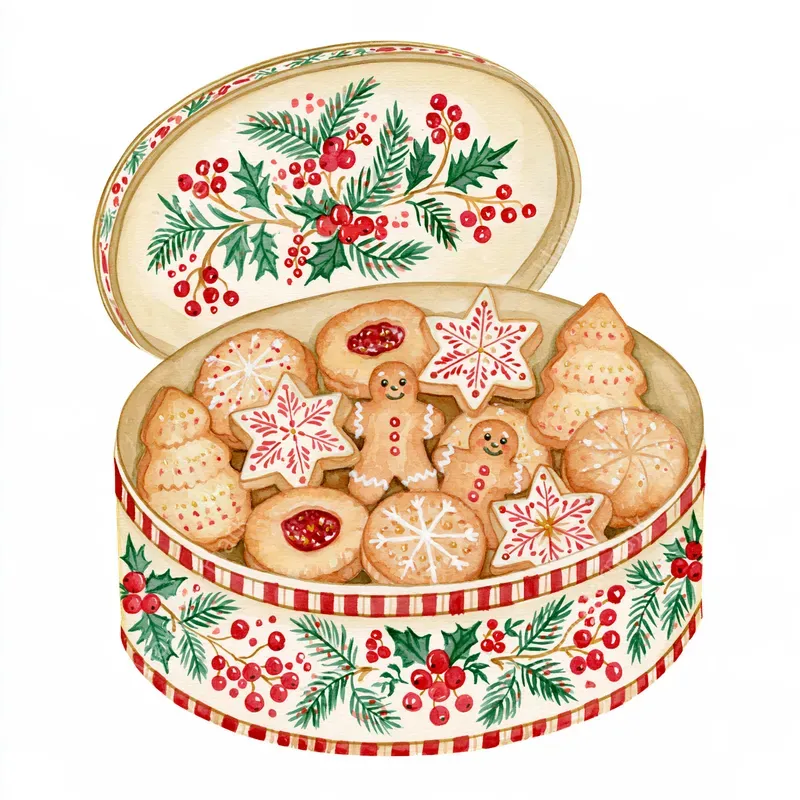 Christmas Pajama Party Watercolors
