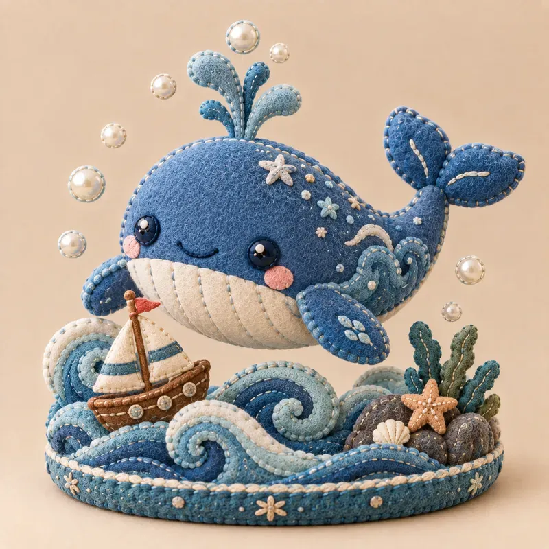 Ocean Depths Plushies Underwater Art
