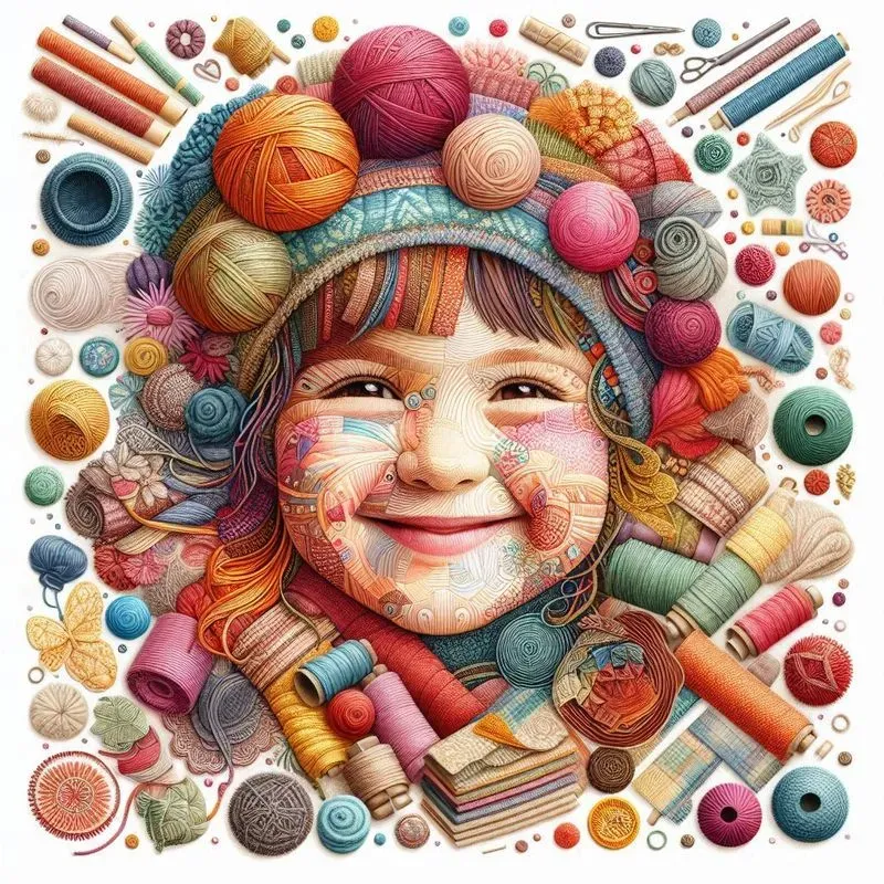 Textile Portraits Art In Fabric Layers