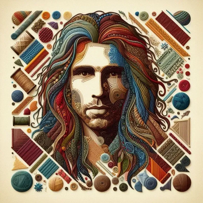 Textile Portraits Art In Fabric Layers