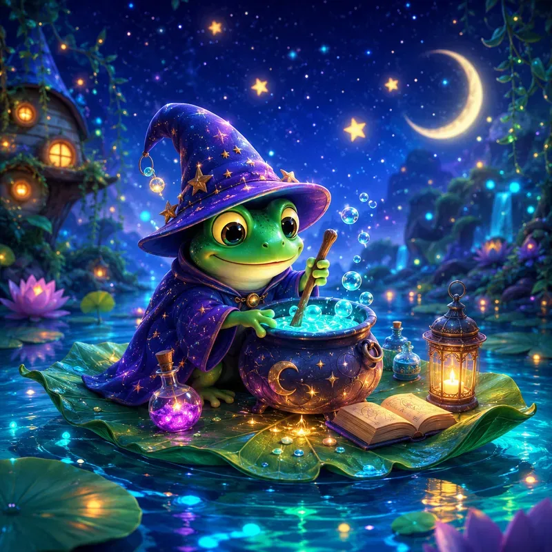 Whimsical Frog Fantasies