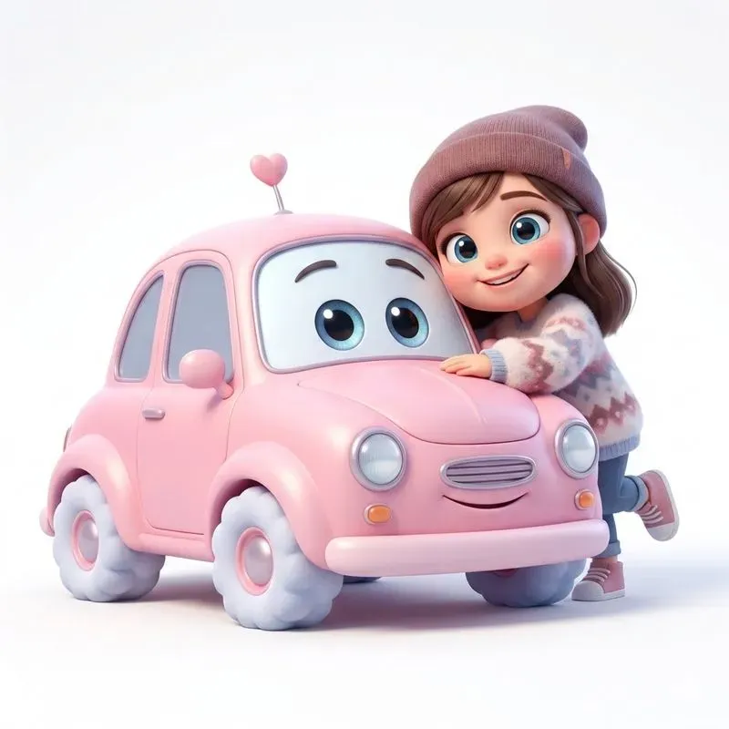 Cute Cartoon Kid Friendly Vehicles