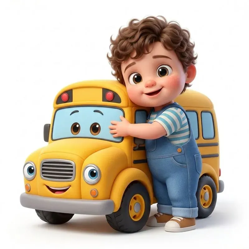 Cute Cartoon Kid Friendly Vehicles