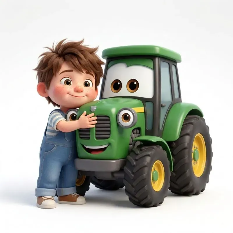 Cute Cartoon Kid Friendly Vehicles