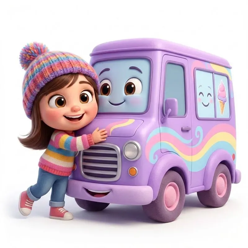 Cute Cartoon Kid Friendly Vehicles
