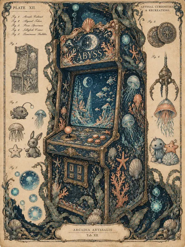 Abyssal Antique Encyclopedia Art