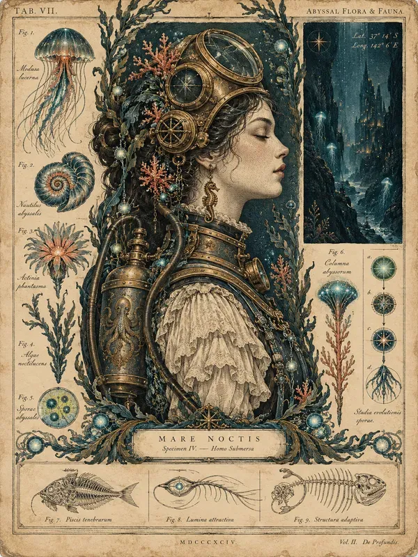 Abyssal Antique Encyclopedia Art