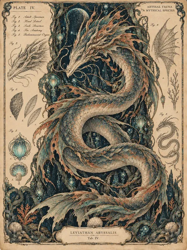 Abyssal Antique Encyclopedia Art