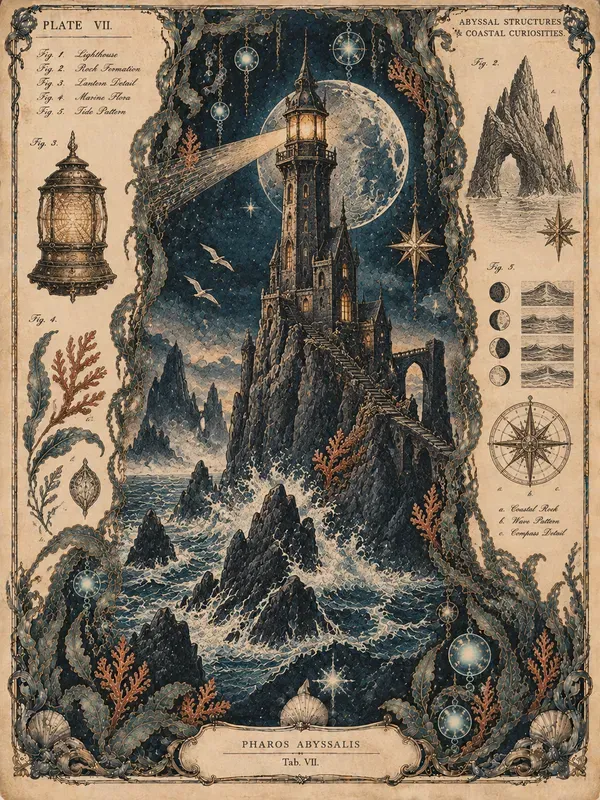Abyssal Antique Encyclopedia Art