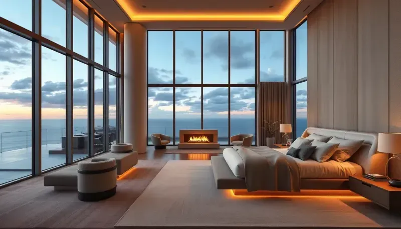 Cinematic Luxury Penthouse Interiors