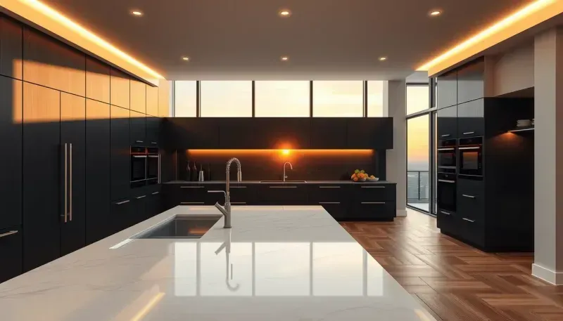 Cinematic Luxury Penthouse Interiors