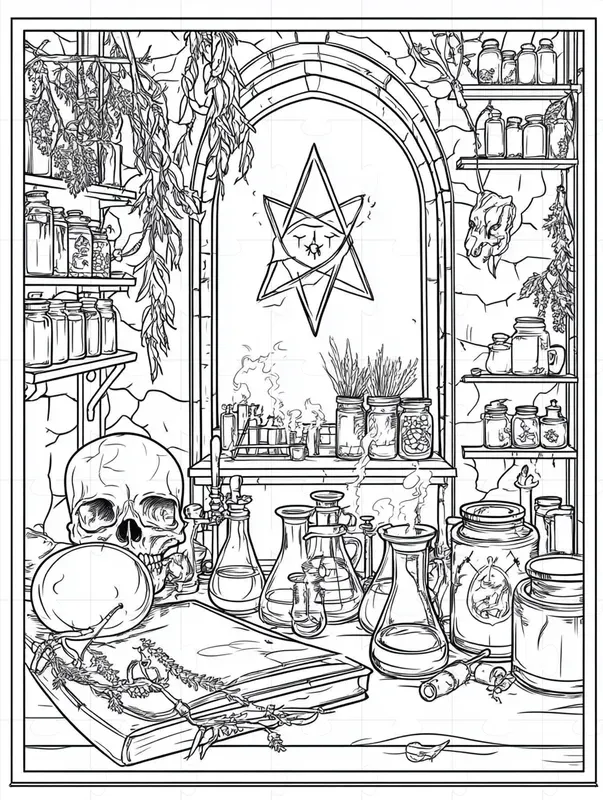 Gothic Coloring Book Creators