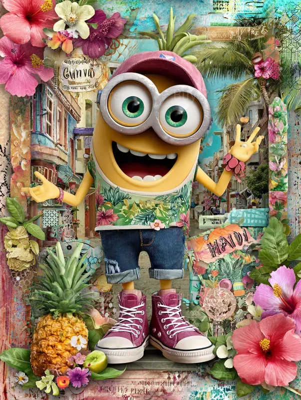 Summer Whimsical Fruit Junk Journals