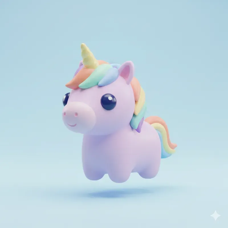 Unlimited 3D Soft Matte Icon Generator