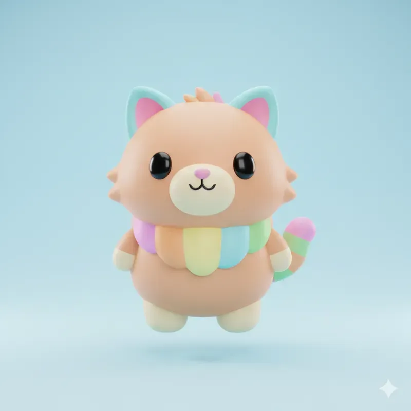 Unlimited 3D Soft Matte Icon Generator