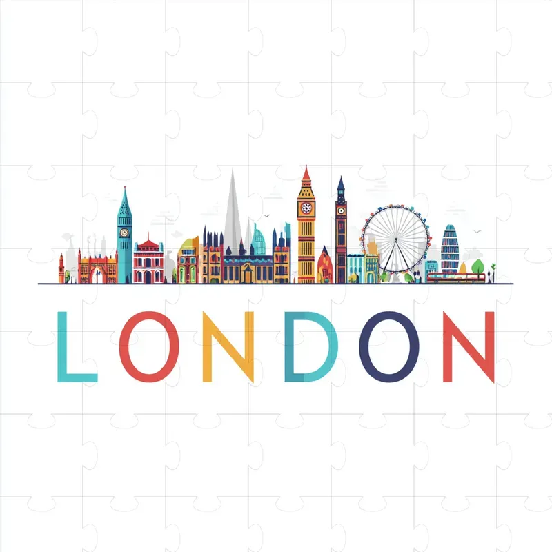 Colorful Flat Vector Travel Logos