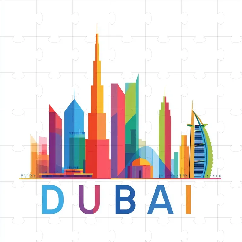 Colorful Flat Vector Travel Logos