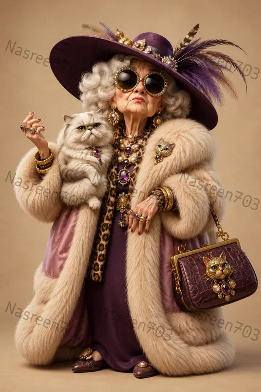 Sassy Silver Years 3D Characters