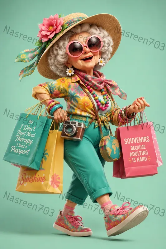 Sassy Silver Years 3D Characters