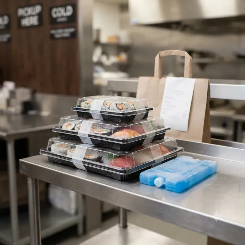 Takeout Packaging Handoff Photo Systems