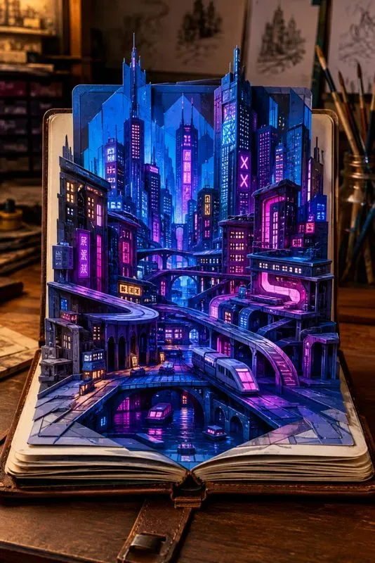 Fantasy Castle Popup Sketchbooks