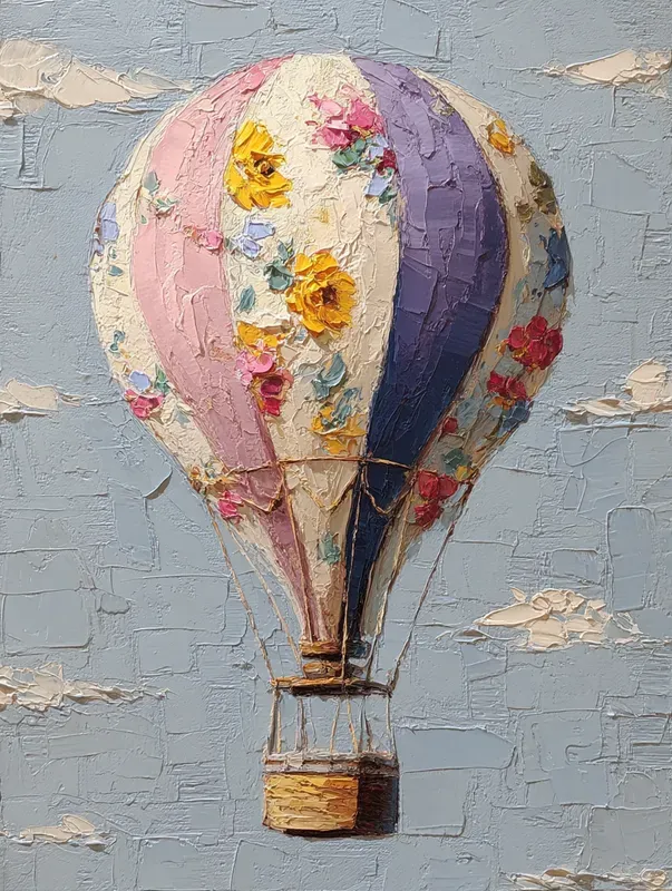 Romantic Pastel Impasto Scenes