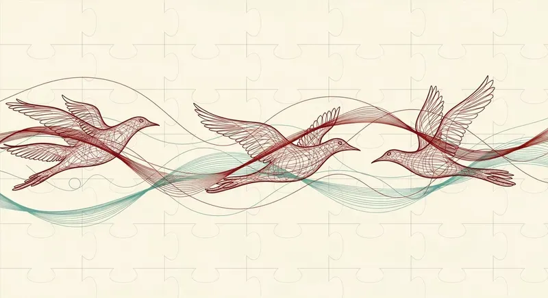 Elegant Abstract Flowing Lines