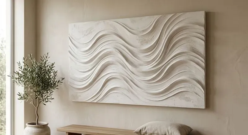Minimalist 3D Relief Wall Art Prints