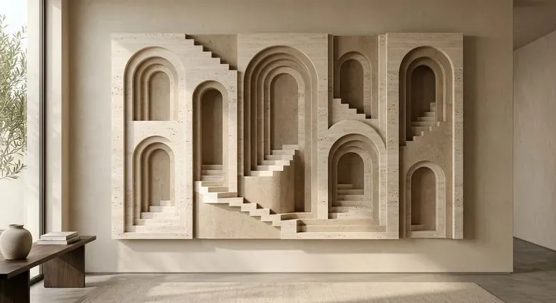 Minimalist 3D Relief Wall Art Prints