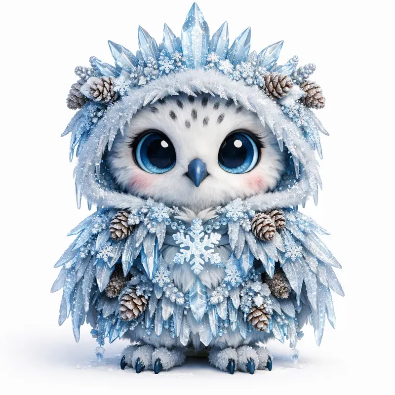 Whimsical 3D Chibi Animals