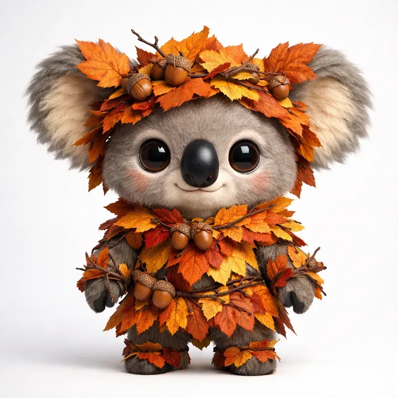 Whimsical 3D Chibi Animals