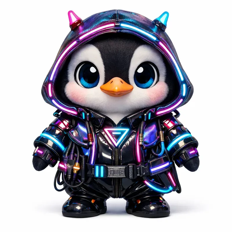 Whimsical 3D Chibi Animals