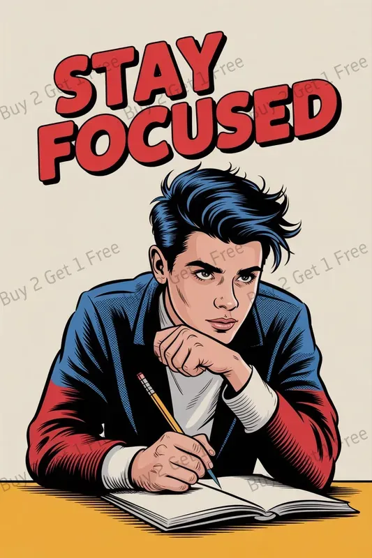 Bold Comic Style Motivational Posters