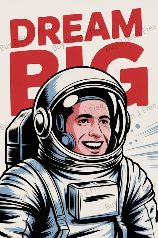 Bold Comic Style Motivational Posters