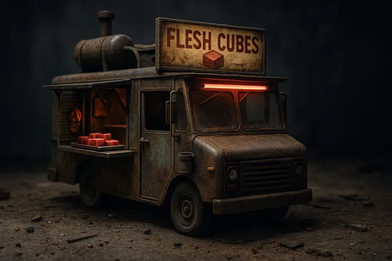 Dystopian Food Truck Dioramas