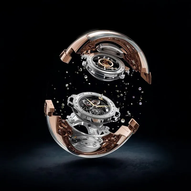 Floating Surreal Luxury Watches