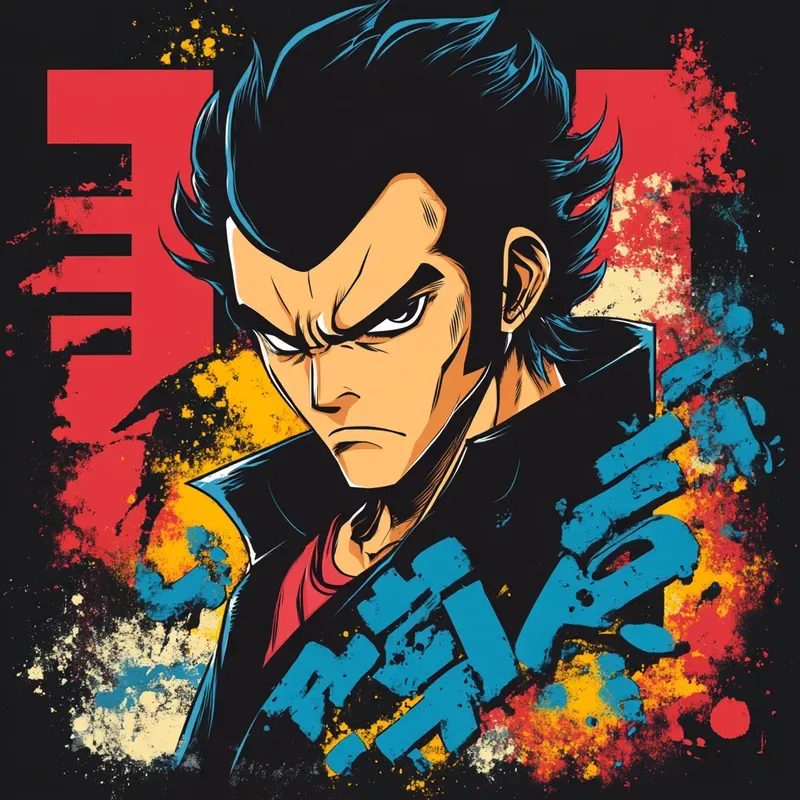 Cool Japanese Anime Manga Tshirts