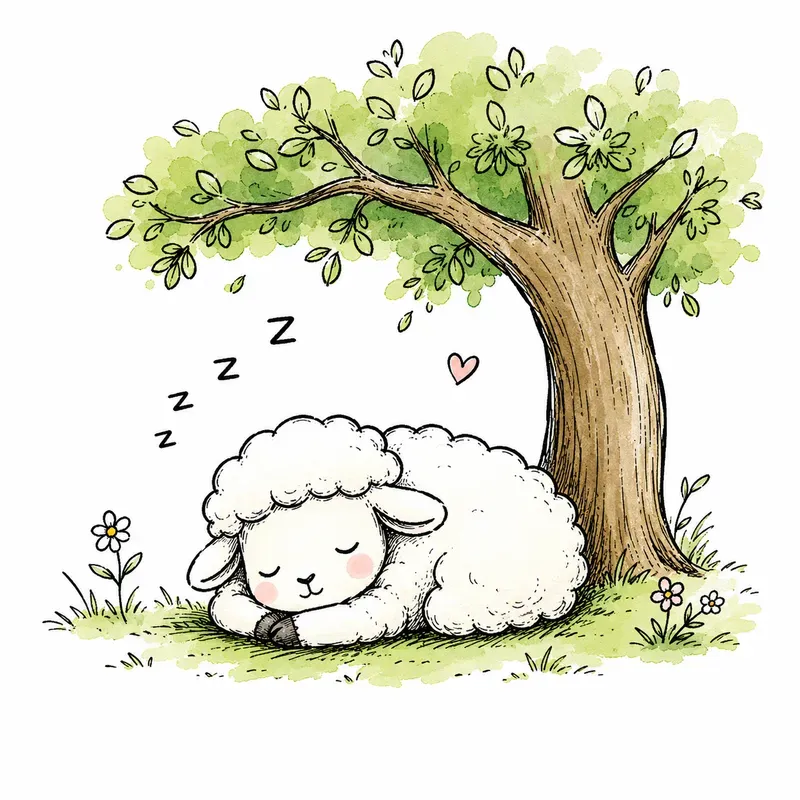 Cozy Doodle Coloring Books Line Art