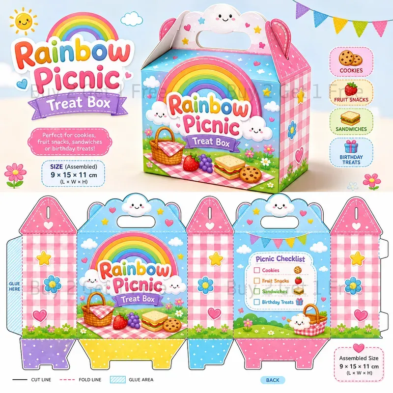 Kids Printable Packaging
