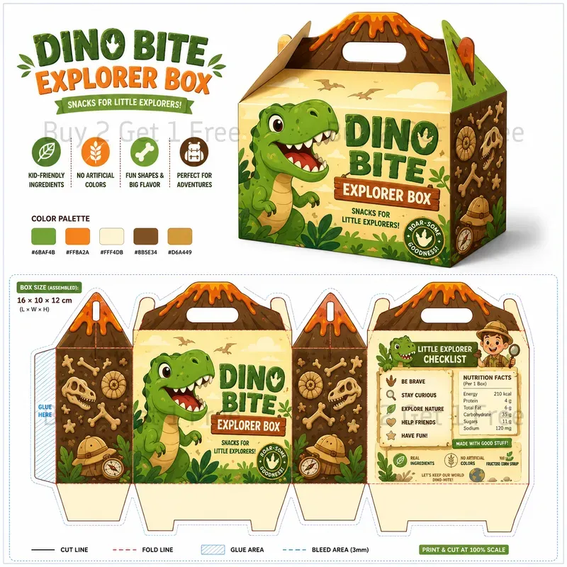 Kids Printable Packaging