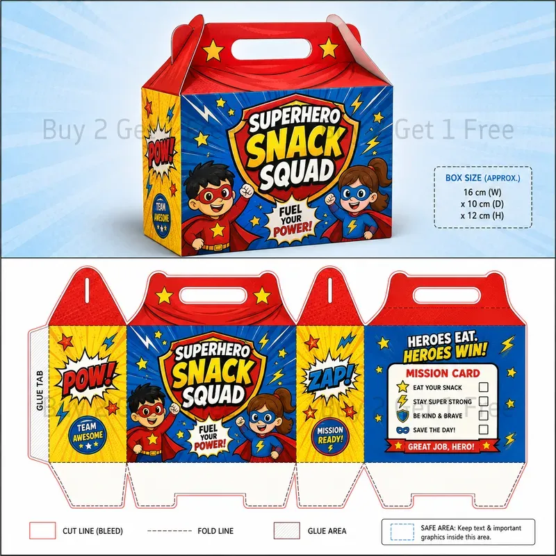 Kids Printable Packaging