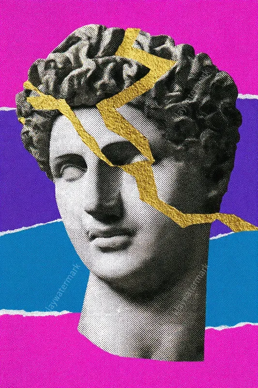 Torn Papers Collages