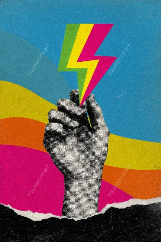 Torn Papers Collages