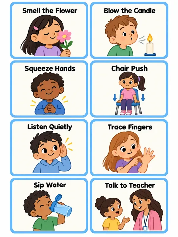 Classroom Calm Choice Cards