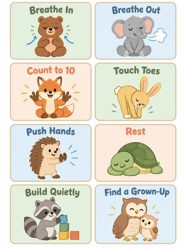Classroom Calm Choice Cards