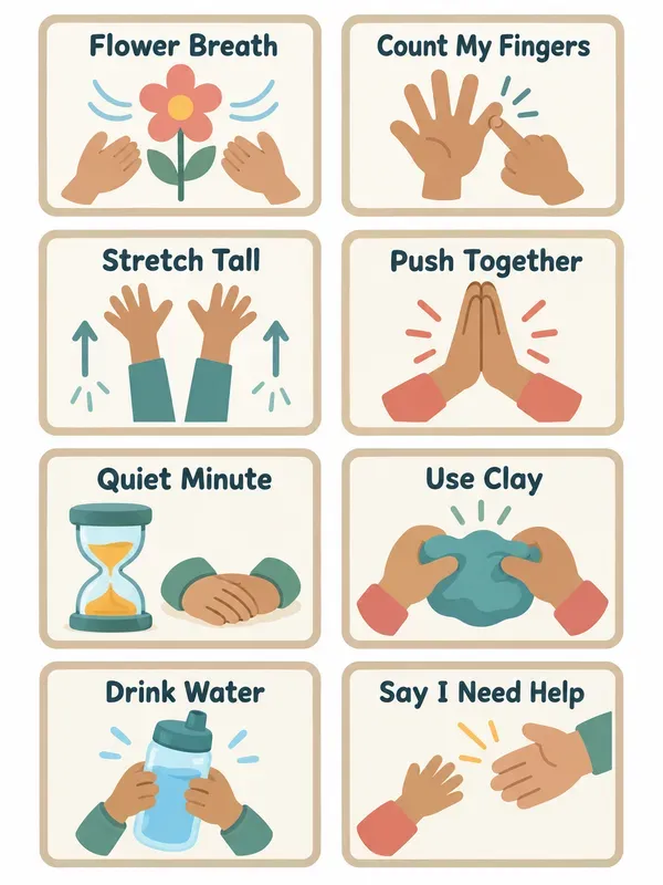 Classroom Calm Choice Cards