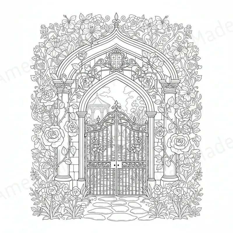 Elite Line Art Coloring Pages